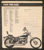 Harley-Davidson Biker Wallet Hang Tag FXWG Wide Glide Shovelhead Pic 1.jpg